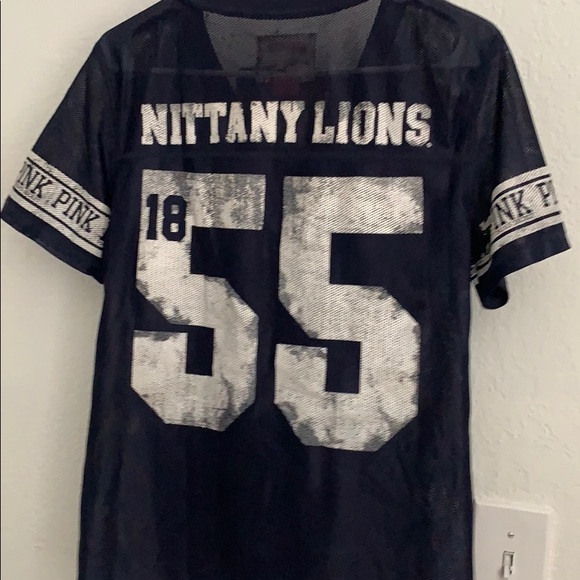 PINK Victoria's Secret Tops - Pink Penn State rhinestone jersey